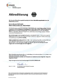 DAkkS-Urkunde