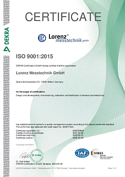 ISO 9001:2015 Certificate