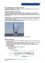 Force Measurement on Regatta Yachts