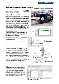 Testing of Accu-Screwdrivers in Li-Ion Technology