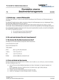 Beschwerdemanagement