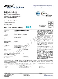 Muster-DAkkS-Kalibrierschein