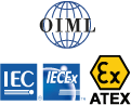 EX-Zulassung, IECEx-Zulassung, OIML-Zulassung, FM-Zulassung, Gost-R EX-Zulassung
