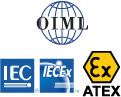 EX-Approval, IECEx-Approval, OIML-Approval EX-Approval, IECEx-Approval, OIML-Approval