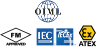 EX-Zulassung, IECEx-Zulassung, OIML-Zulassung