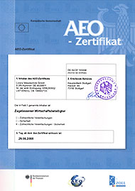 AEO Certificate